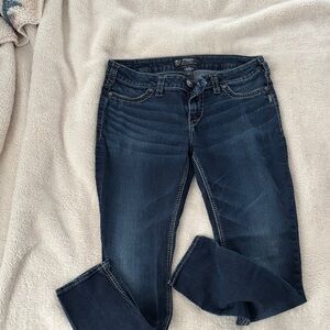 Silver Jeans Women's Dark Blue Skinny Jeans